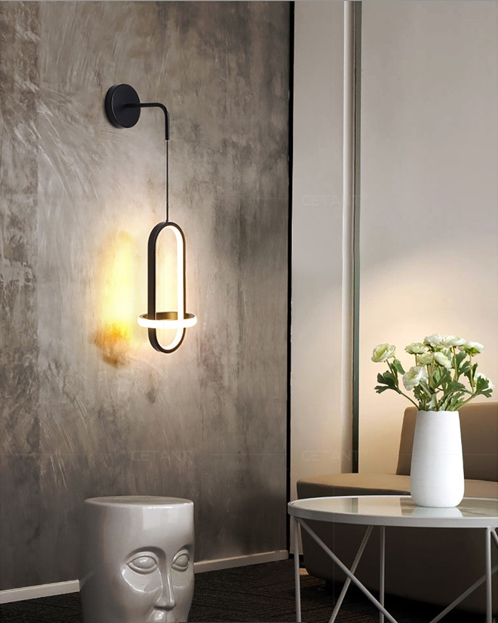 Noir Luxe Entwine Luxury Wall Sconce