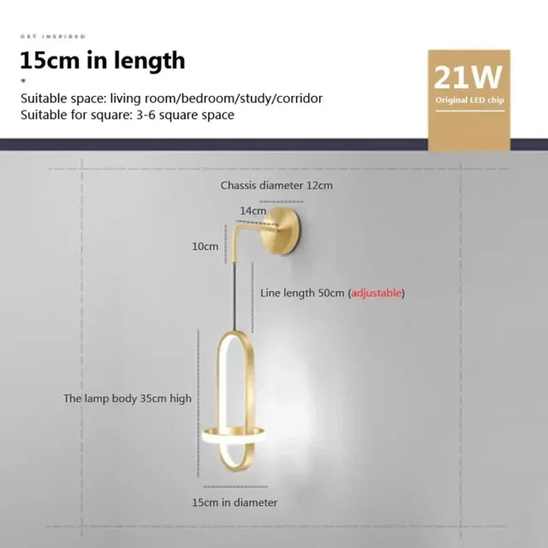 Doré Luxe Entwine Luxury Wall Sconce