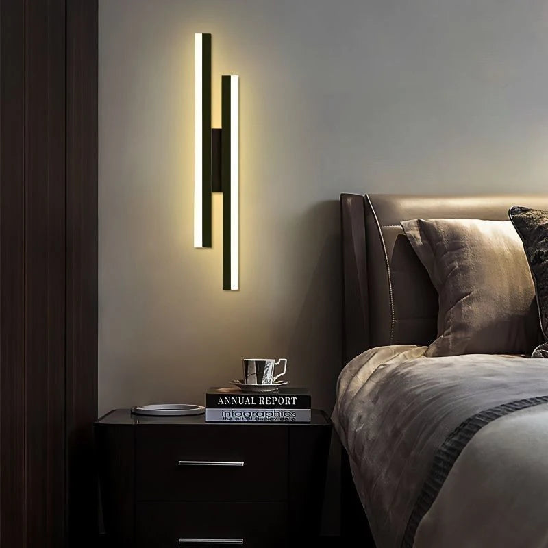 Perle Lumineuse Noir Luxury Aluminium Wall Scone