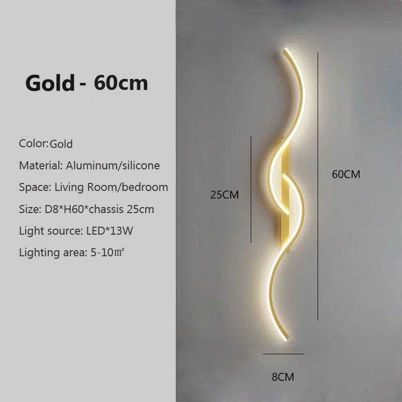 Twin Arc Doré Luxury Wall Sconce