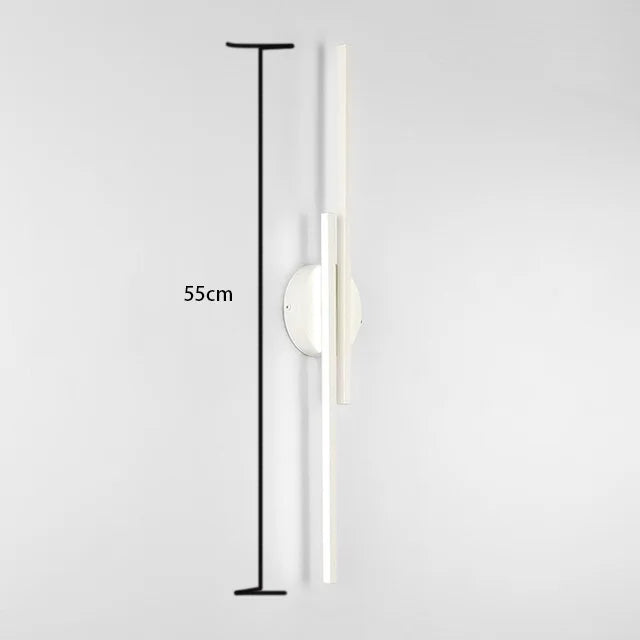 Modern Home Wall Lamp Suitable for TV Background Wall Master Bedroom Bedside Wall Lamp Study Double Straight Line Decorative Lam