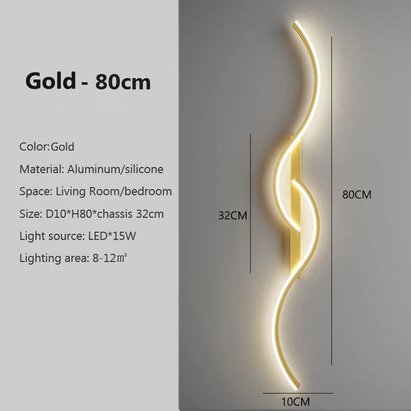 Twin Arc Doré Luxury Wall Sconce