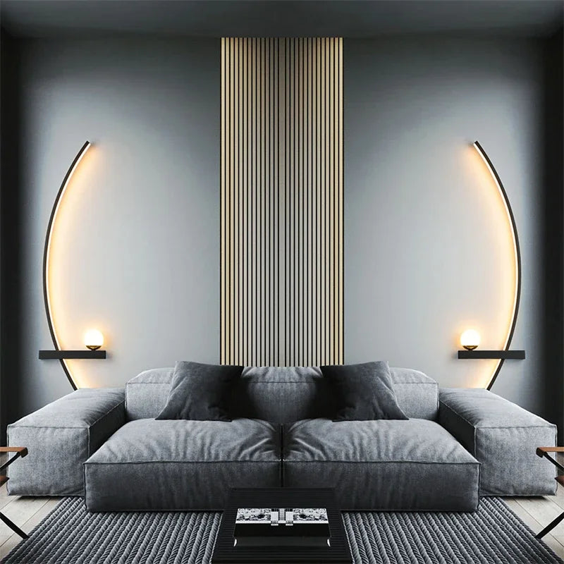 LED Wall Lamps 55/85/105CM Modern Bedside Left Right Lighting Bedside Wall Sconces Bedroom Living Room Home Decor Lights Lustre