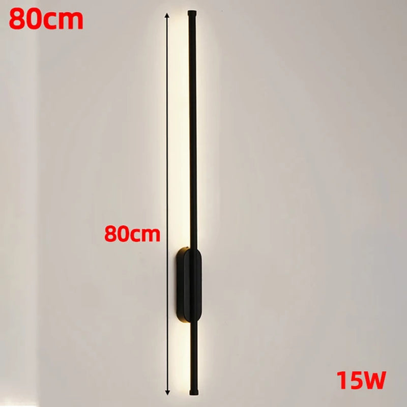 Black Linear Wall Sconce: Dual White Shades, Hardwire Installation